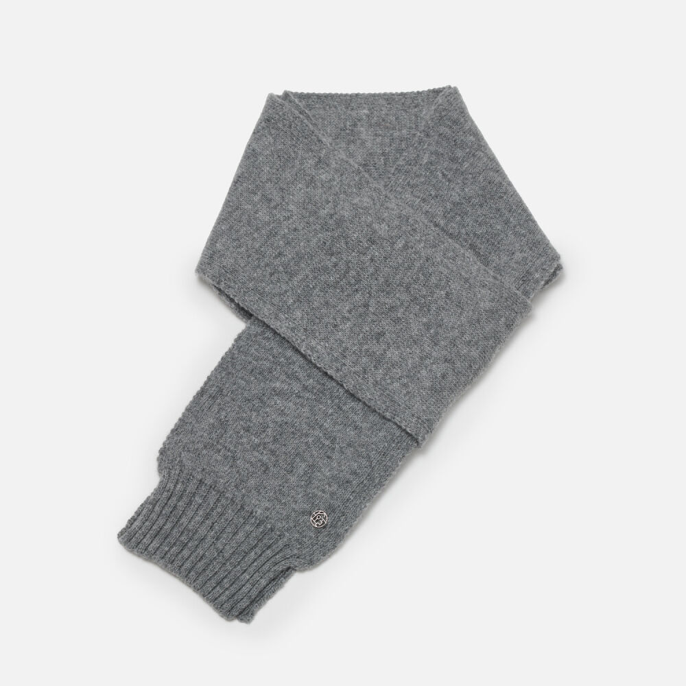 KIMMATIN] CUT OUT WOOL KNIT MUFFLER (3 COLORS) - 감도 깊은