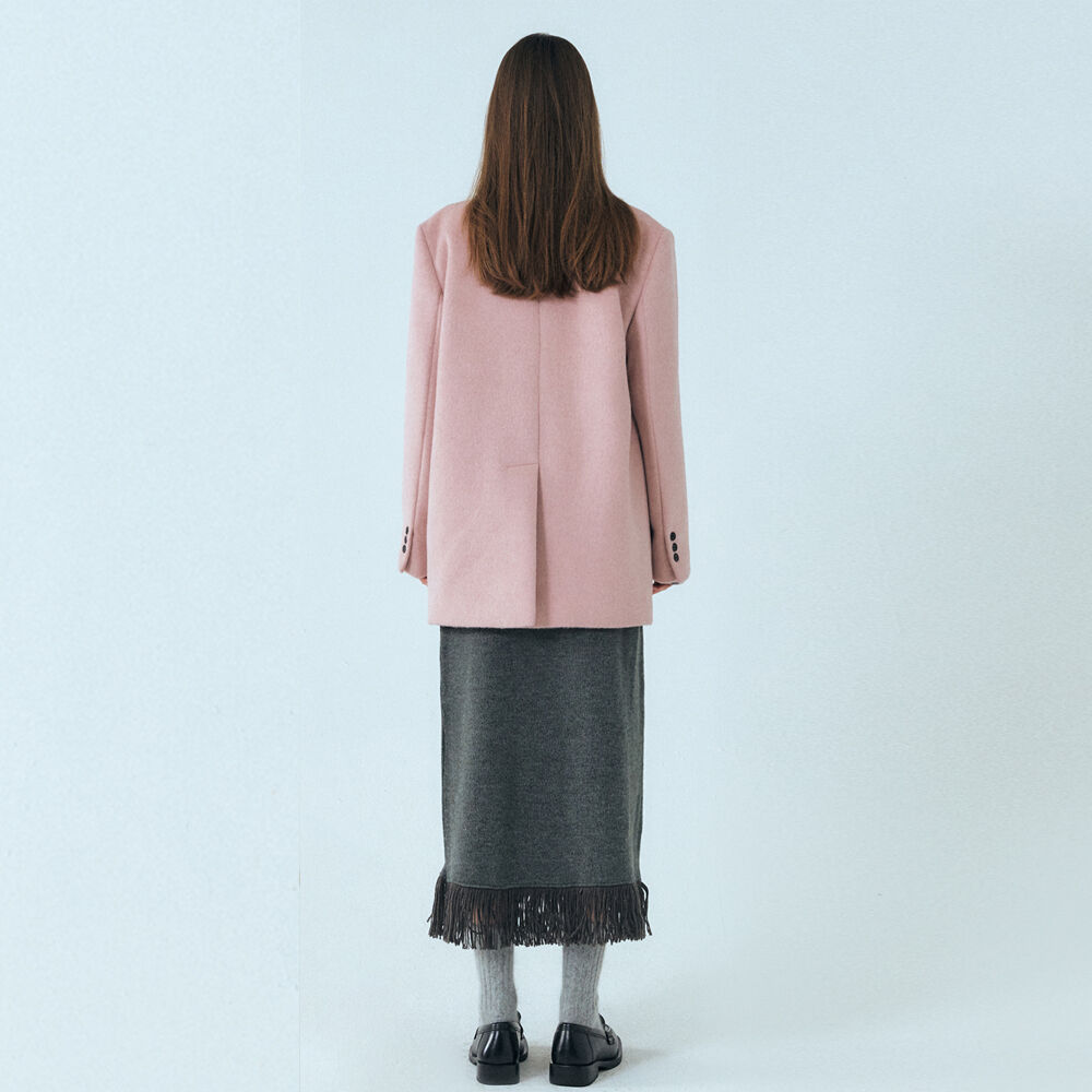 Alpaca Wool Winter Jacket, Pink - 감도 깊은 취향 셀렉트샵 29CM