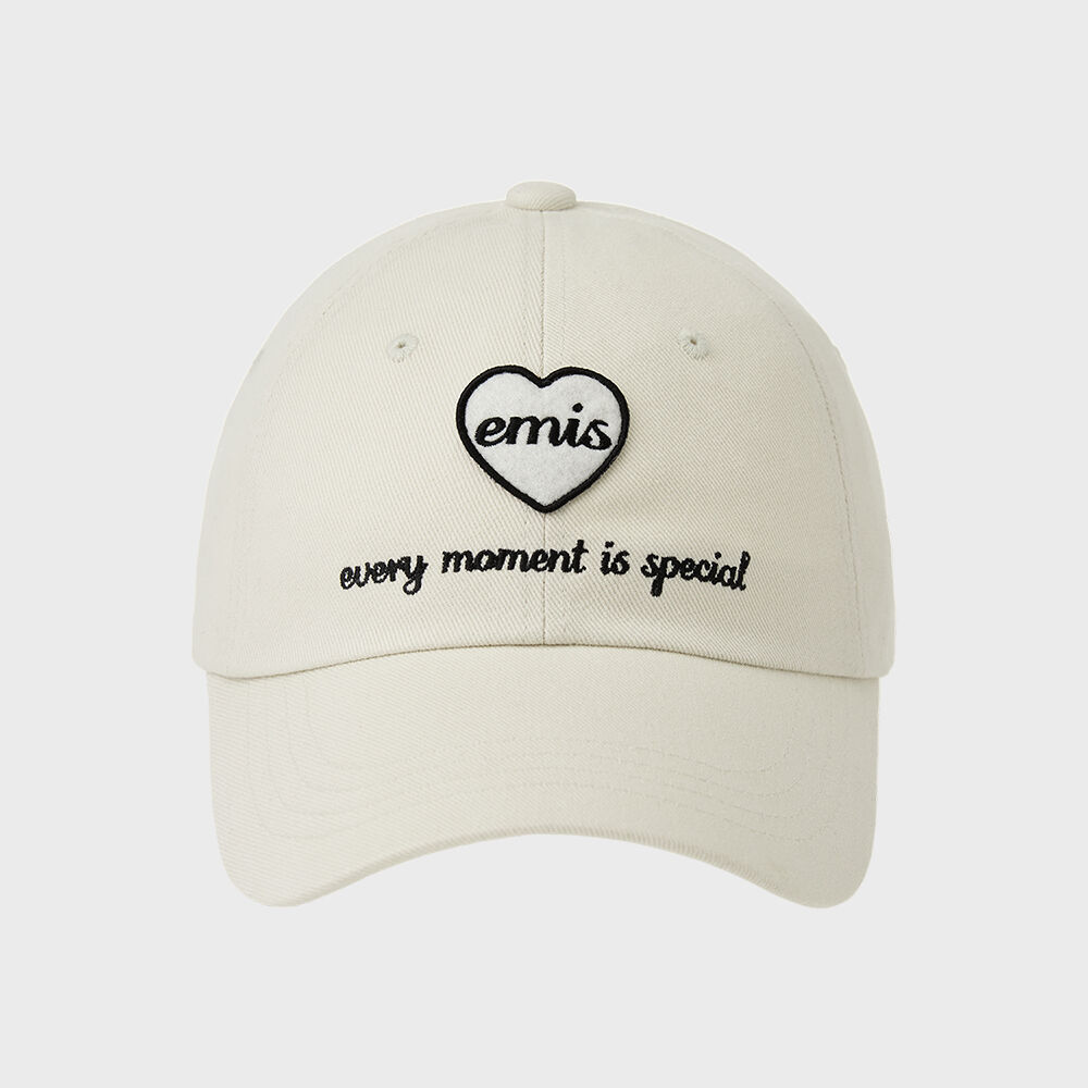 CALIE HEART BALL CAP WHITE - 감도 깊은 취향 셀렉트샵 29CM