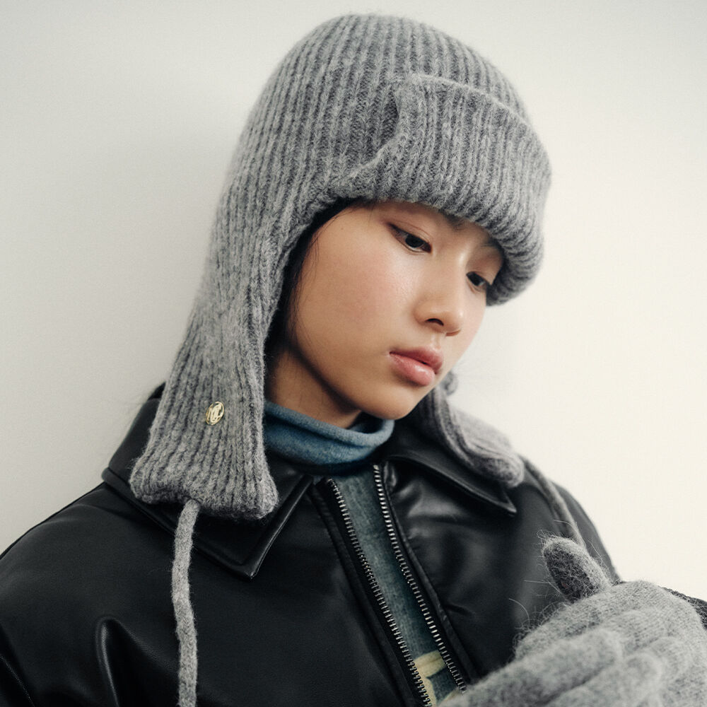 韓国商品/THE TIS TWIST ANGORA KNIT BEANIE TWIST ANGORA KNIT BEANIE_TT4W302CH - 감도 깊은 취향 셀렉트샵