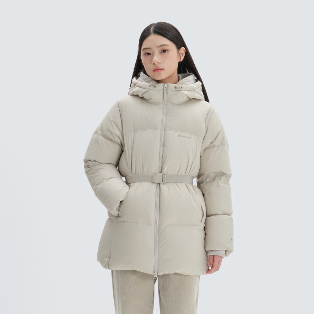 3M THINSULATE WIDE SHAWL COLLAR PARKA_LIGHT KHAKI - 감도
