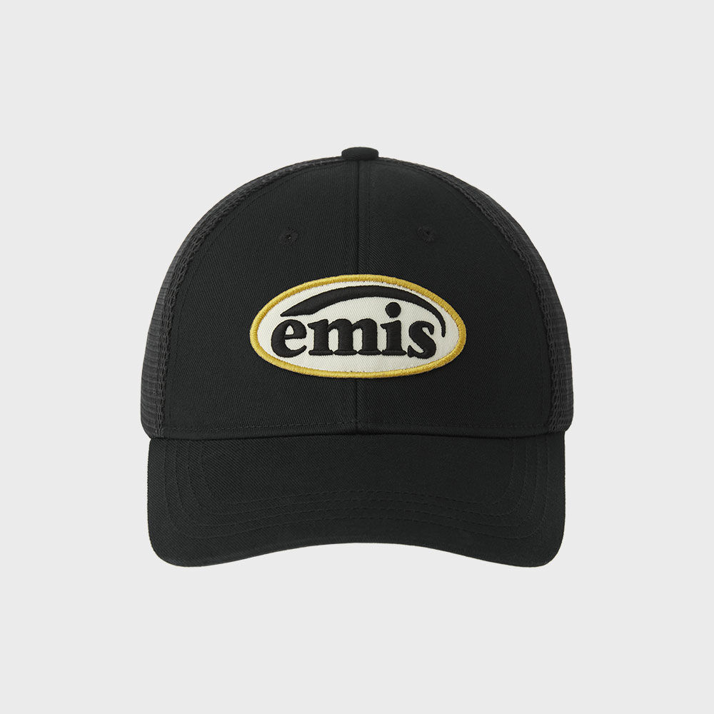TONE ON TONE WAPPEN BALL CAP-BLACK - 감도 깊은 취향 셀렉트샵