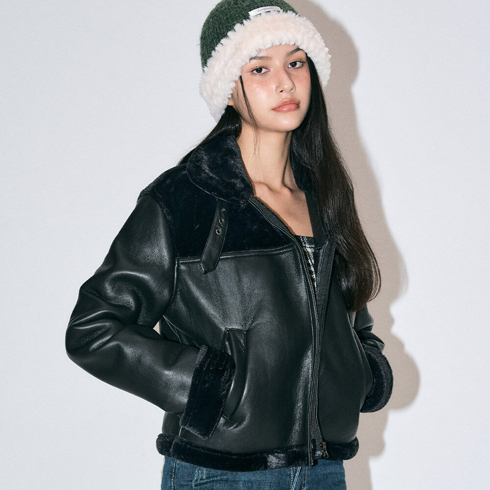 ALEX FUR MUSTANG JACKET (BLACK) - 감도 깊은 취향 셀렉트샵 29CM