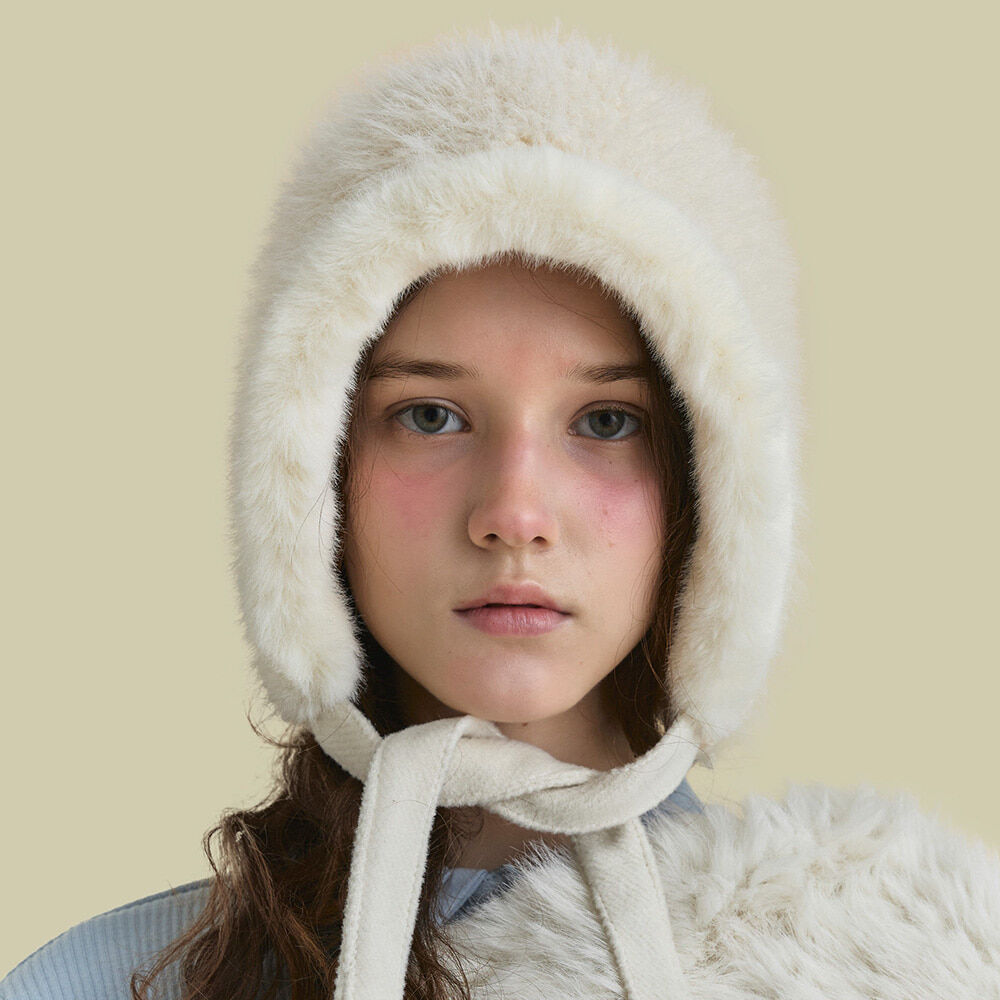 TWIST ANGORA KNIT BEANIE_TT4W302IV - 감도 깊은 취향 셀렉트샵