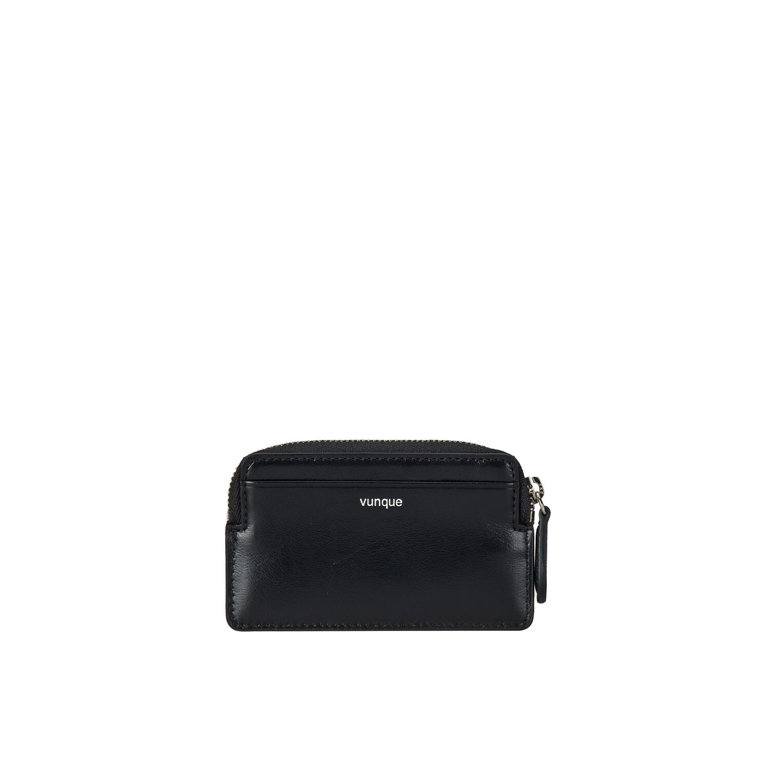 [vunque] Perfec Slim Zipper Card Wallet Black / 韓国発 Perfec Slim Zipper Card Wallet (퍼펙 슬림 지퍼 카드지갑