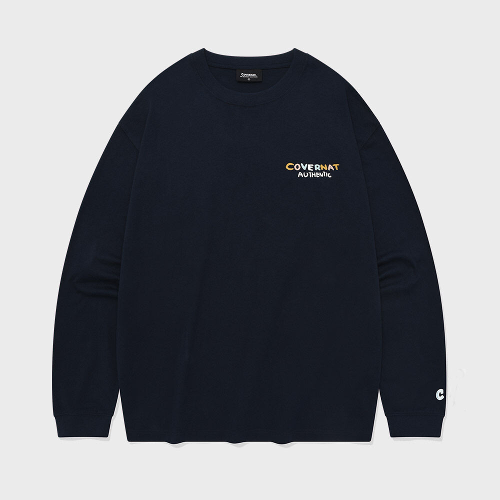 [COVERNAT]★24FW★韓国人気★ICELAND LINE GRAPHIC LONG SLEEVE Shop Future Icons 3-Stripes Extra Long Cover-Up Online in