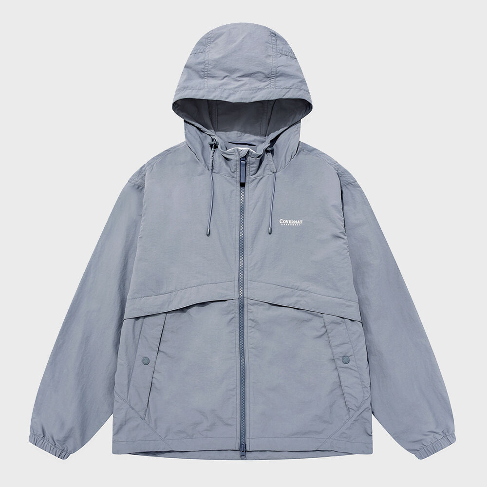 ジャケット WOOALONG Signature nylon light weight hood jumper LIGHT BLU Signature nylon light weight hood jumper - LIGHT BLUE - 감도