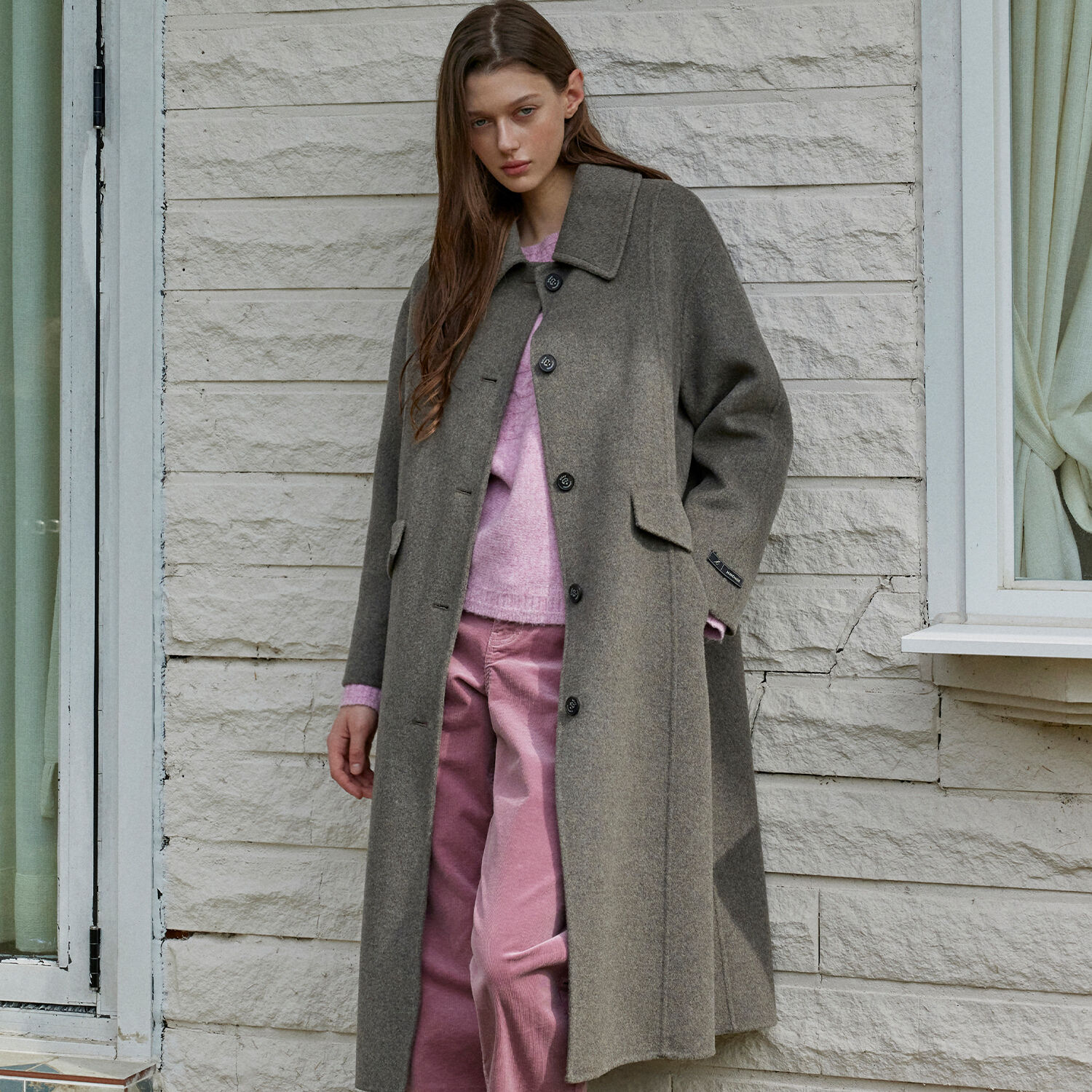 【LENINA】 BRUNI Premium Cash Wool Handmade Coat ★送料込★ BRUNI premium cash wool handmade coat - 감도 깊은 취향