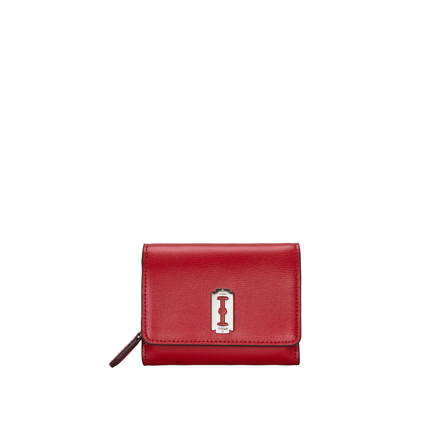 【ROH SEOUL】 HALF MOON CARD ZIP WALLET IVORY ROH SEOUL】 HALF MOON CARD ZIP WALLET IVORY
