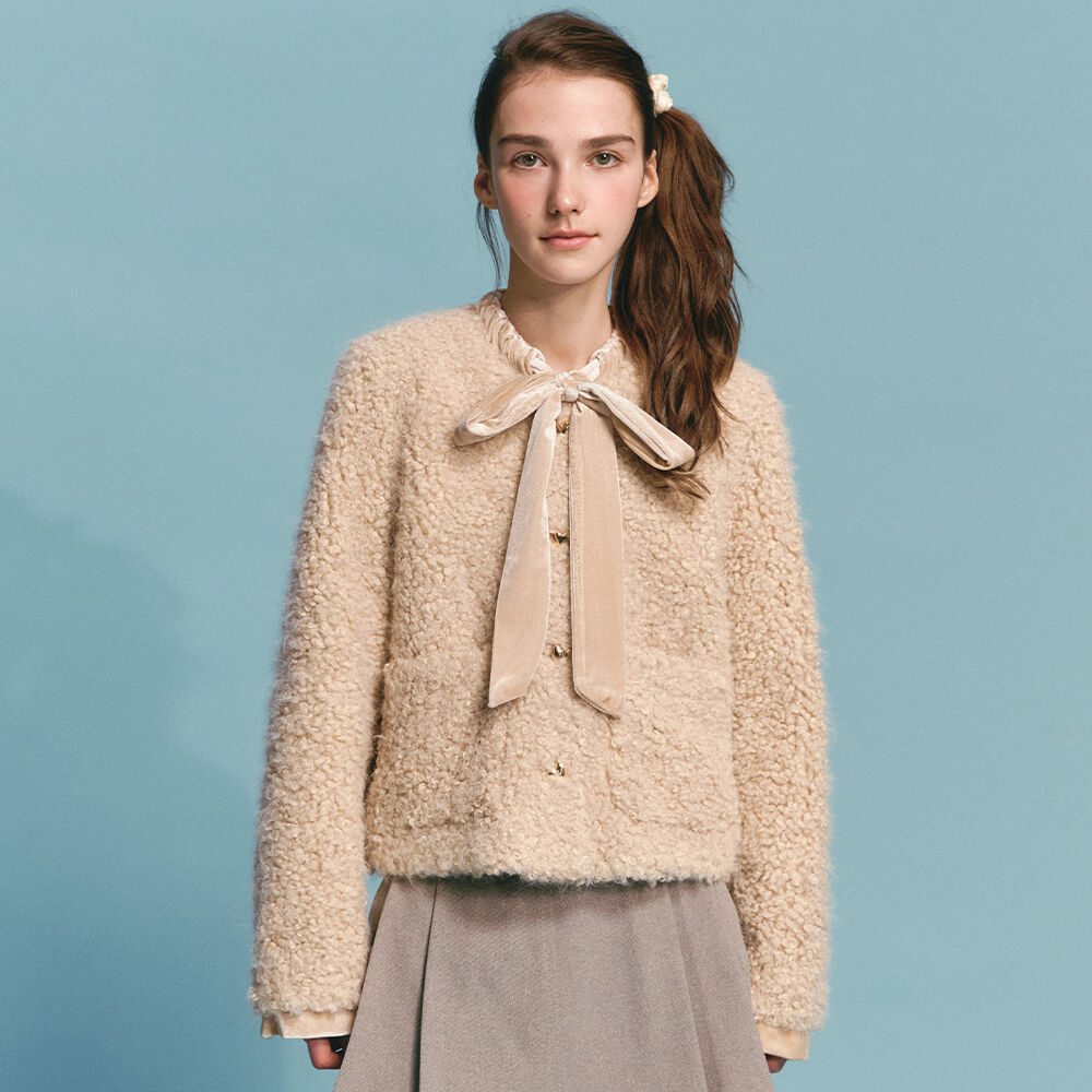 Bebe sailor fur jacket (Ivory) - 감도 깊은 취향 셀렉트샵 29CM