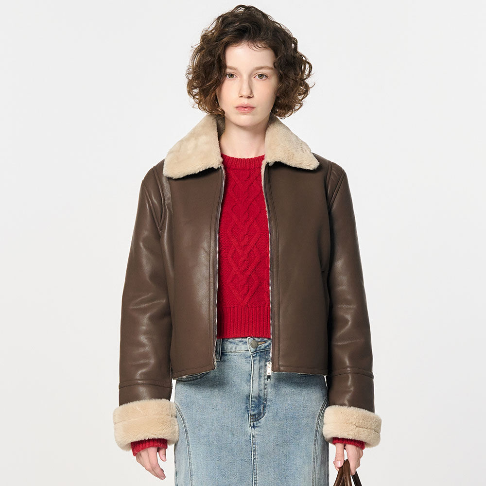 2000ARCHIVES★韓国★人気★ALEX FUR MUSTANG JACKET マスタング ALEX FUR MUSTANG JACKET (KHAKI) - 감도 깊은 취향 셀렉트샵 29CM