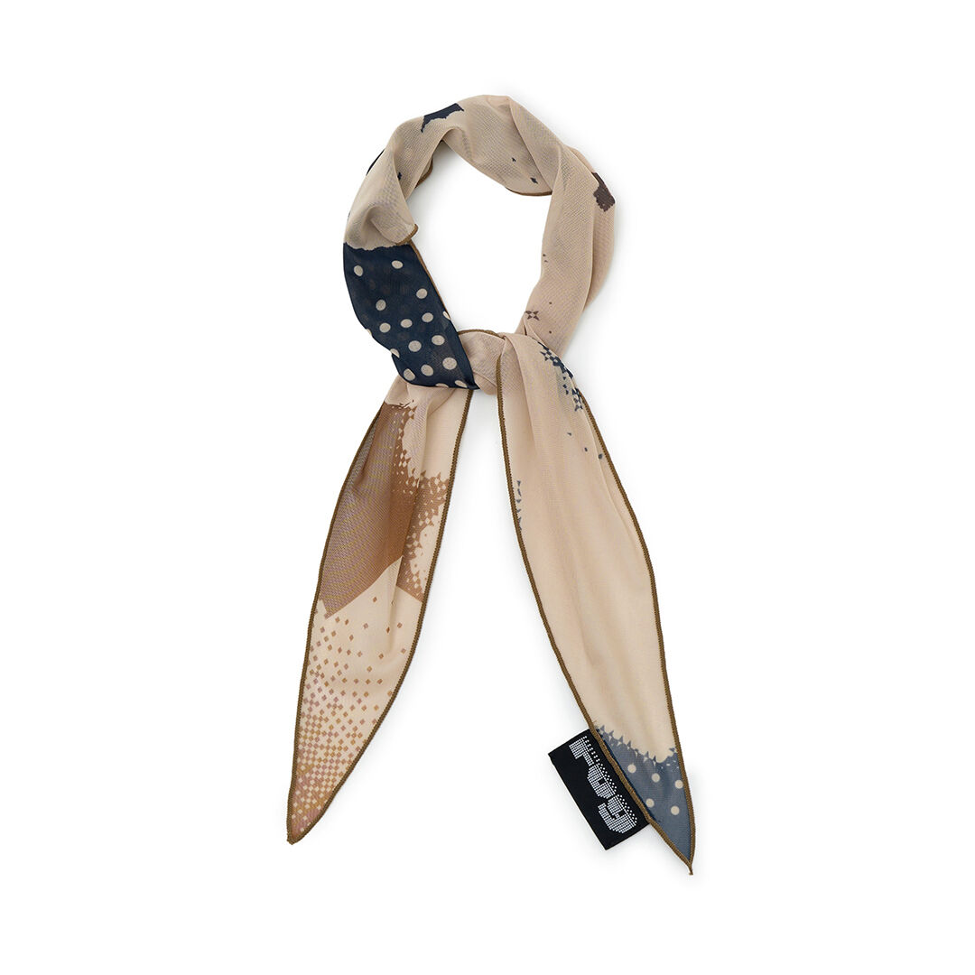 MARGE SKETCH SCARF_pink/beige - 감도 깊은 취향 셀렉트샵 29CM