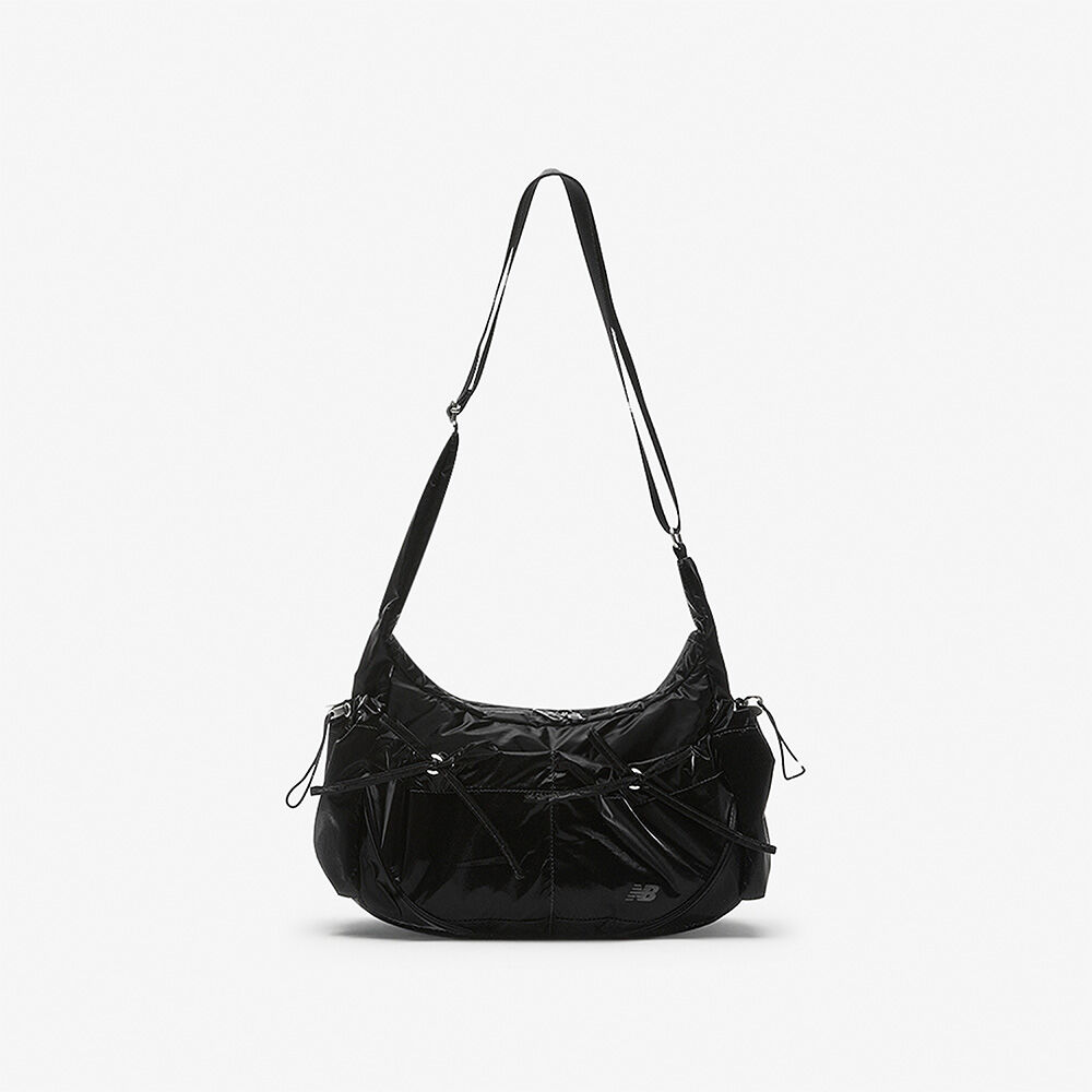 CRYSTAL NYLON MINI BOSTON BAG_BLACK - 감도 깊은 취향 셀렉트