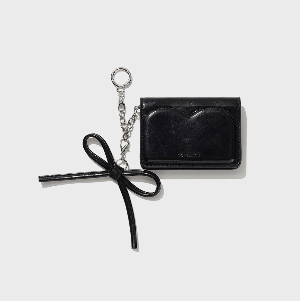 Lucky Knit Card Wallet With Chain Leopard Hello Kitty (ALL