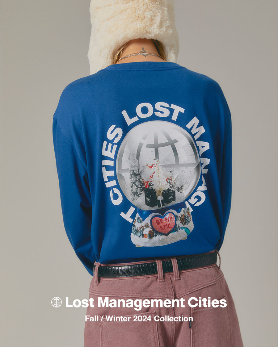 [ LMC]★24FW★韓国人気★SURPRISE BEAR LONG SLV TEE LMC]☆24FW☆韓国人気☆SURPRISE BEAR LONG SLV TEE SURPRISE