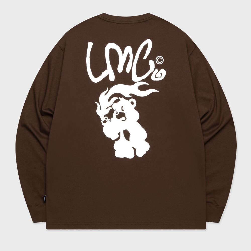 [ LMC]★24FW★韓国人気★FLAME BEAR LONG SLV TEE FLAME BEAR LONG SLV TEE black - LMC | 엘엠씨