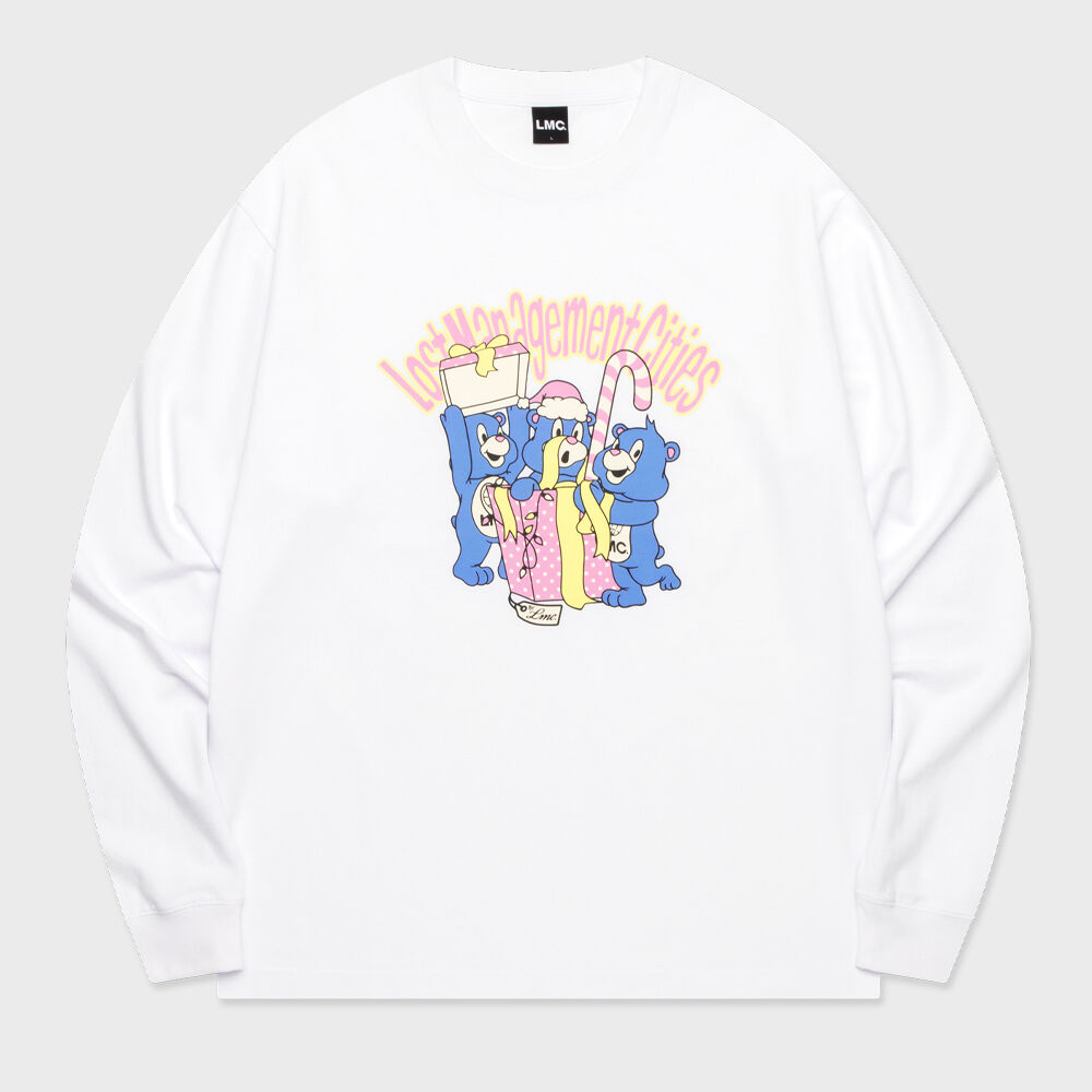HEART BEAR LONG SLV TEE black - 감도 깊은 취향 셀렉트샵 29CM