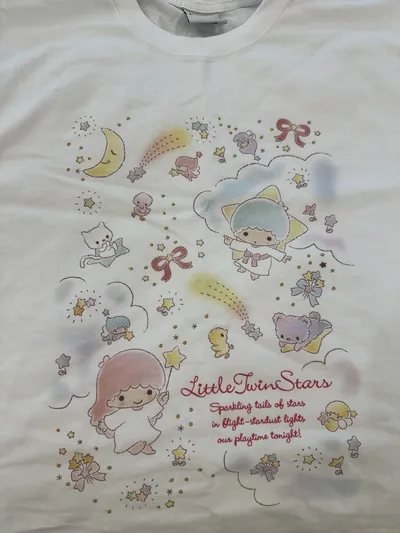 ◆YOUHEE X LITTLE TWIN STARS FAIRY T-SHIRT/2色◆ YOUHEE X LITTLE TWIN STAR FAIRY T-SHIRT WHITE - 감도 깊은