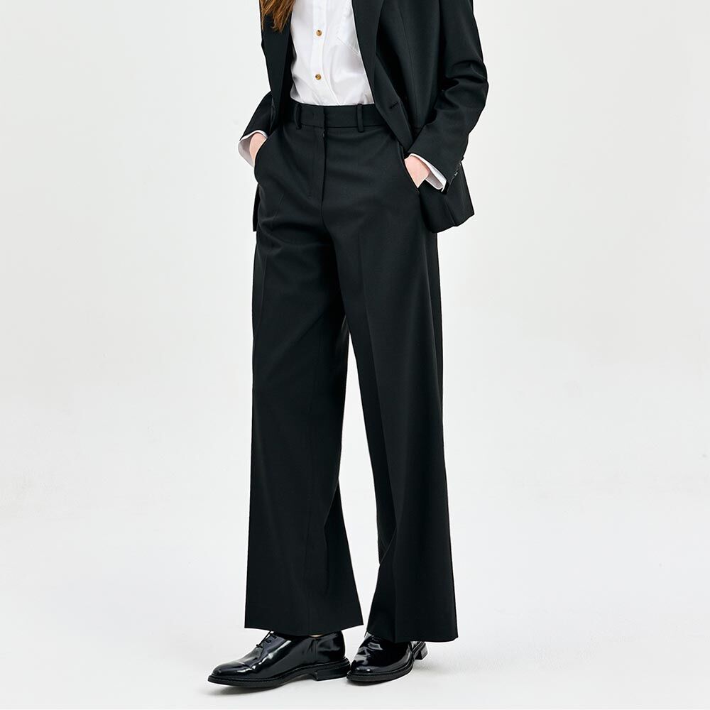 SIPT7050 signature summer trousers_Black - 감도 깊은 취향