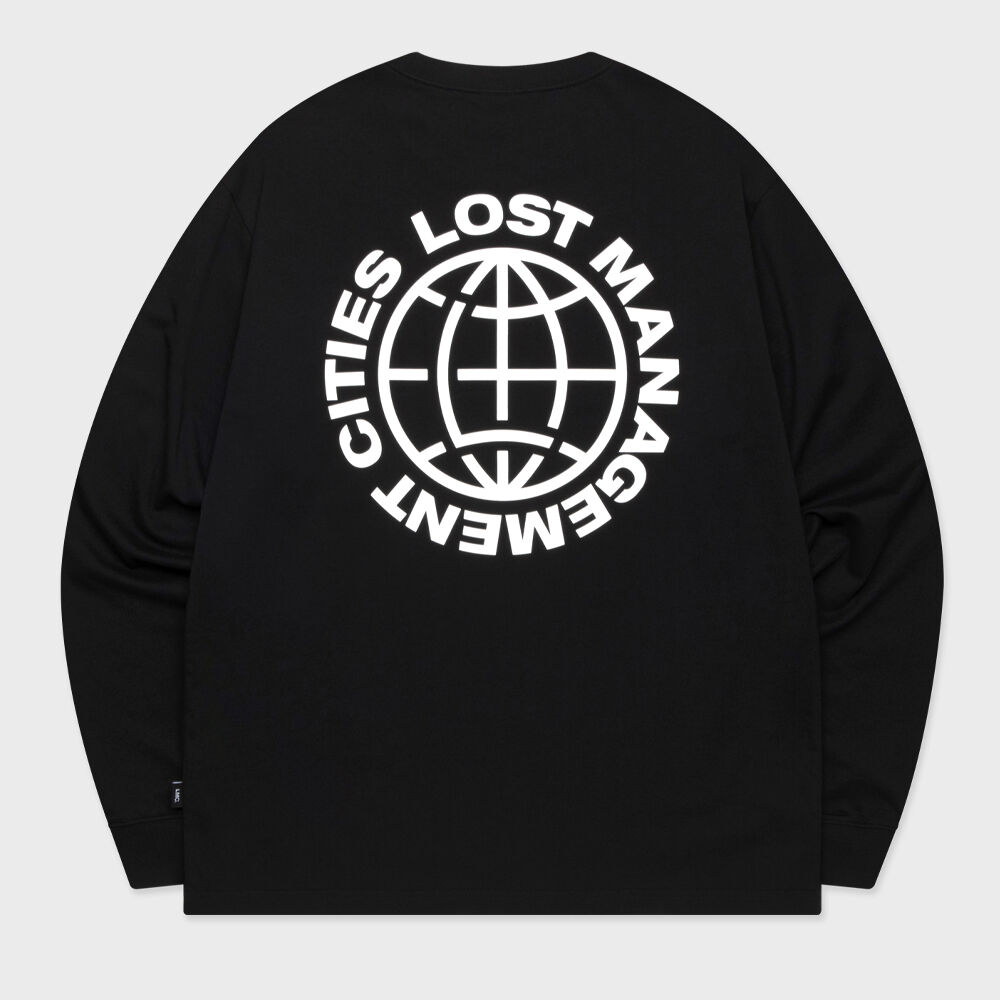 DOODLE GLOBE LONG SLV TEE mint - 감도 깊은 취향 셀렉트샵 29CM
