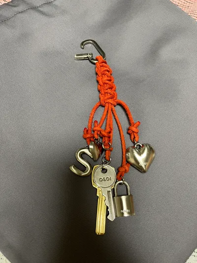 ROPE KEY RING [RED] - 감도 깊은 취향 셀렉트샵 29CM