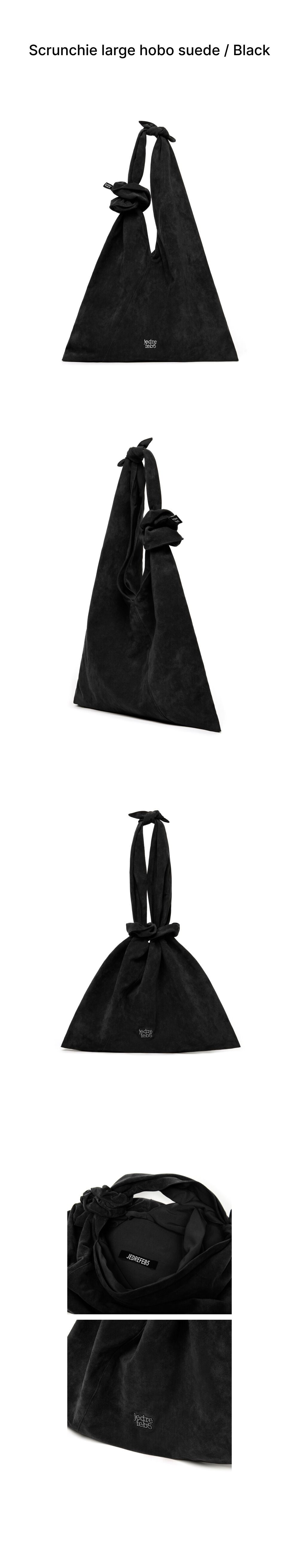 Scrunchie large hobo suede _4colors - 감도 깊은 취향 셀렉트
