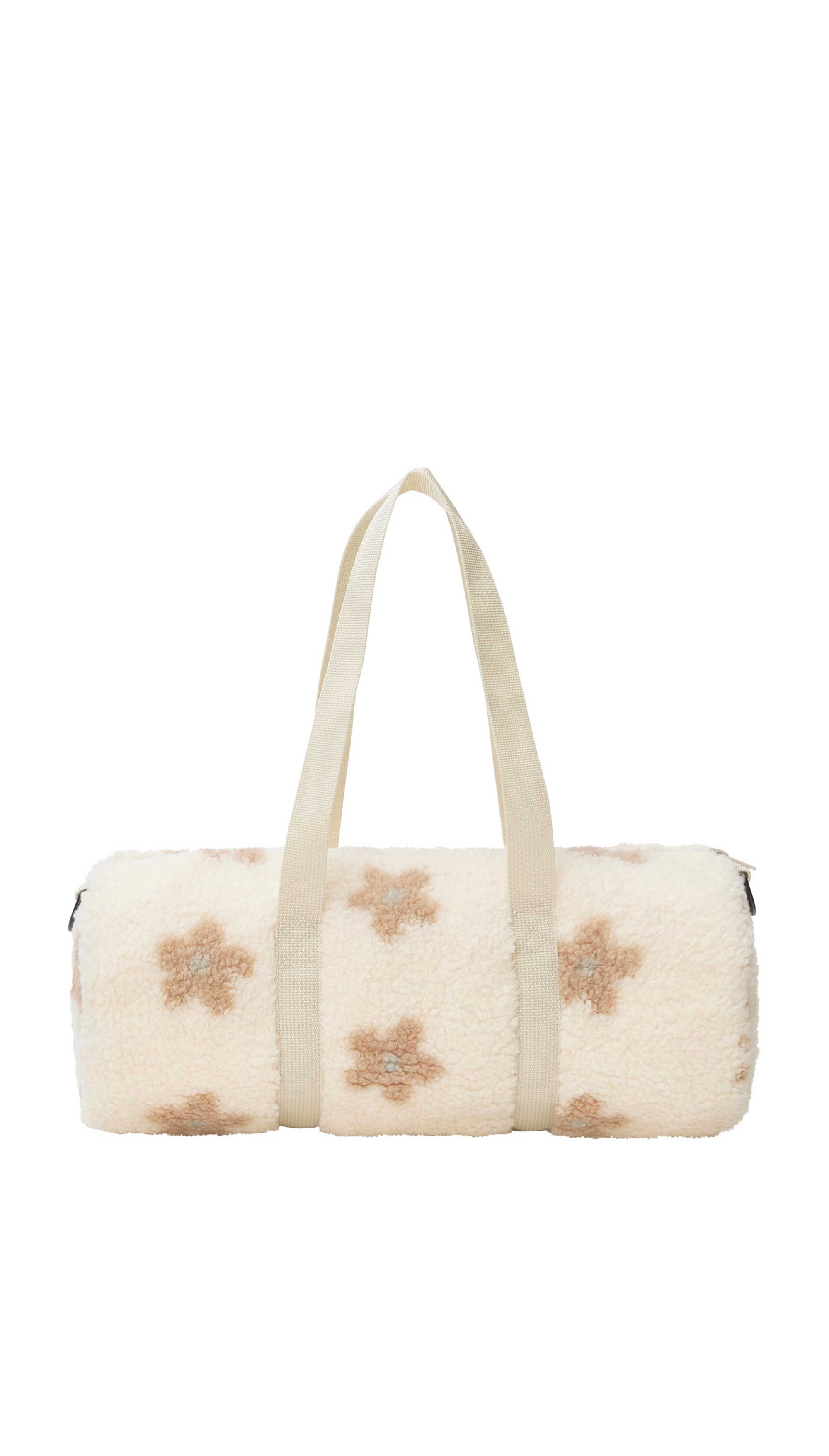 【emis】韓国人気★ FLOWER BOUCLE CROSSED BODY BAG FLOWER BOUCLE CROSSED BODY BAG-CREAM - 감도 깊은 취향 셀렉트