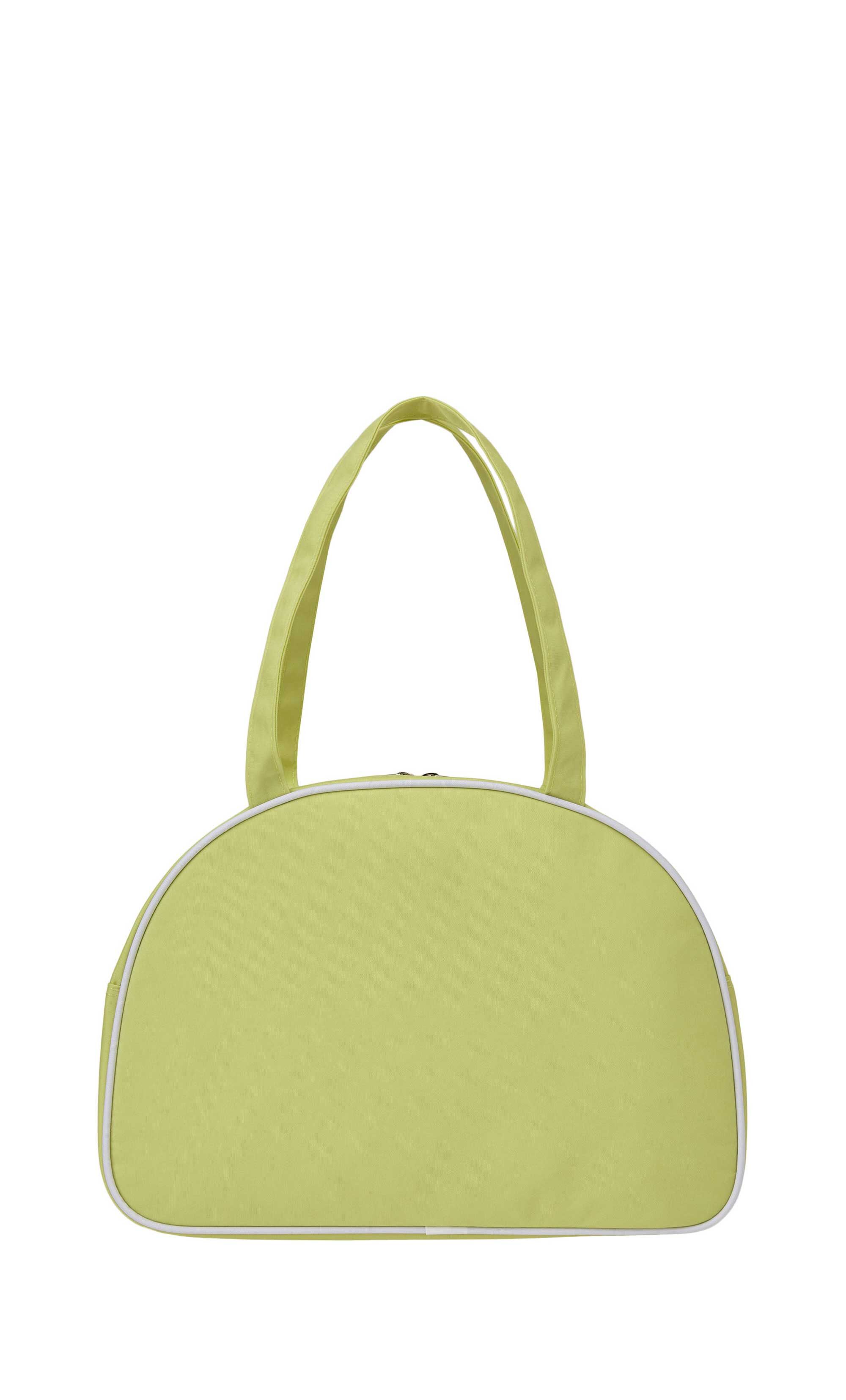 【EMIS】NYLON ROUND HALF BAG : LIME NYLON ROUND HALF BAG-LIME - EMIS