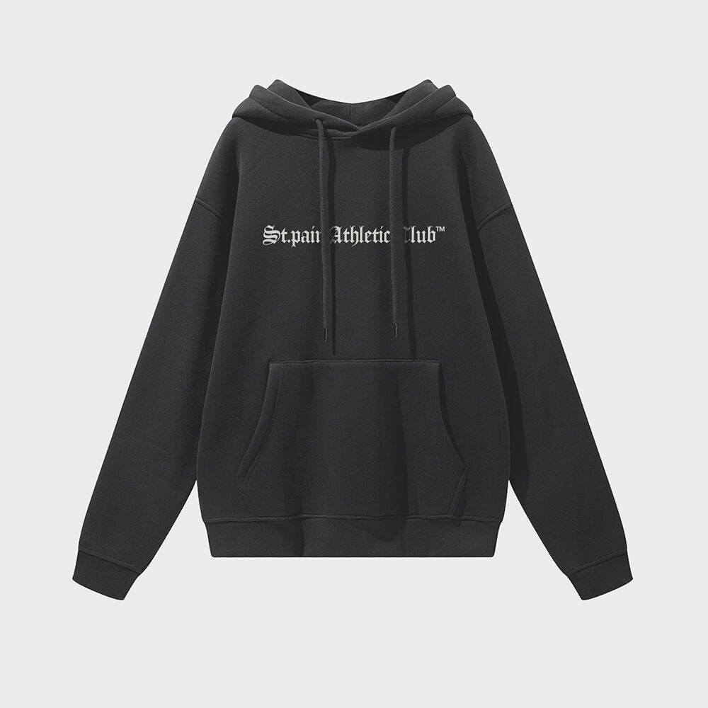 SP_ATHLETIC_OVERFIT_HOODIE BLACK - 감도 깊은 취향 셀렉트샵 29CM