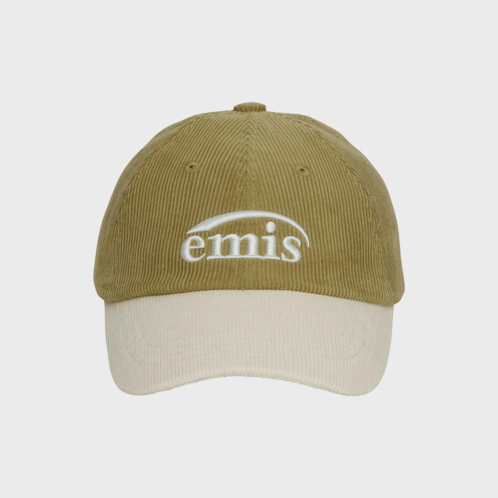 NEW LOGO CORDUROY EMIS CAP (RENEWAL)-NAVY - 감도 깊은 취향