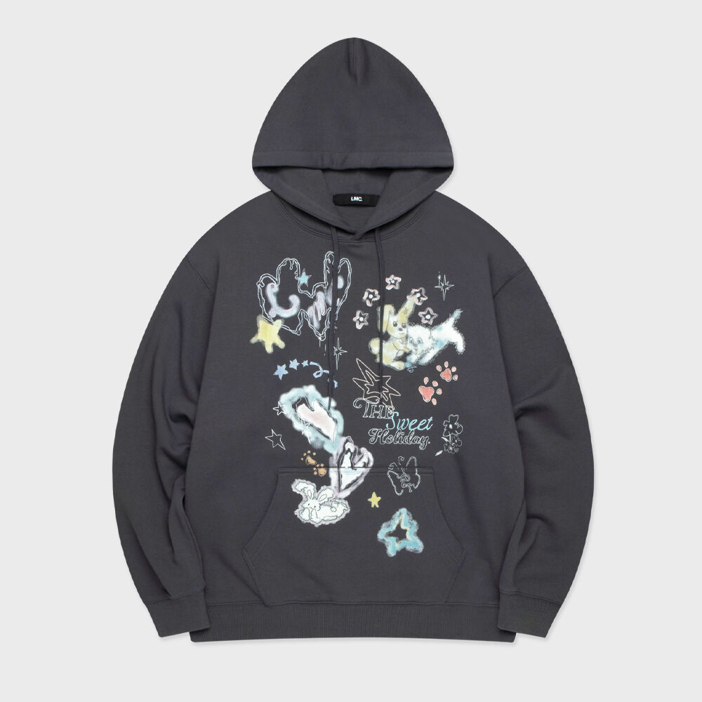[YESEYESEE]★ Y.E.S Lightning Bear Hoodie MUSINSA | YESEYESEE YES Lightning Bear Hoodie Charcoal