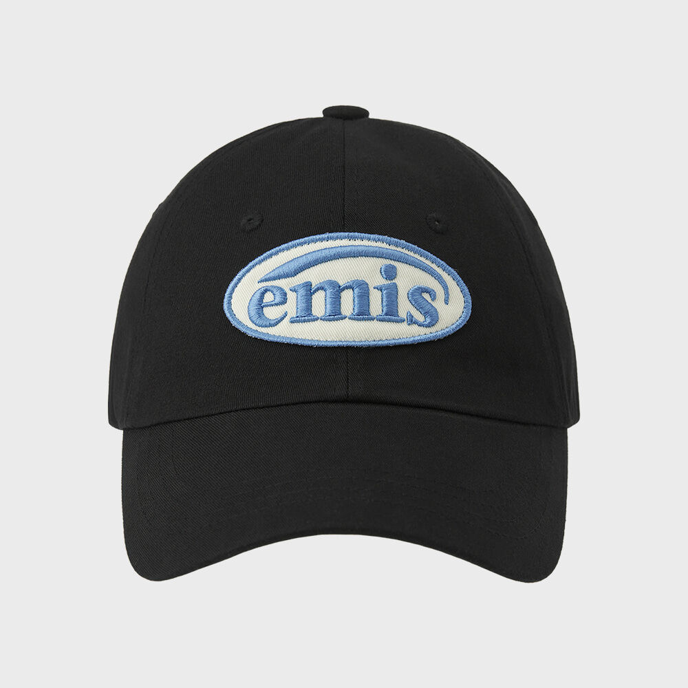 TONE ON TONE WAPPEN BALL CAP-BLACK - 감도 깊은 취향 셀렉트샵