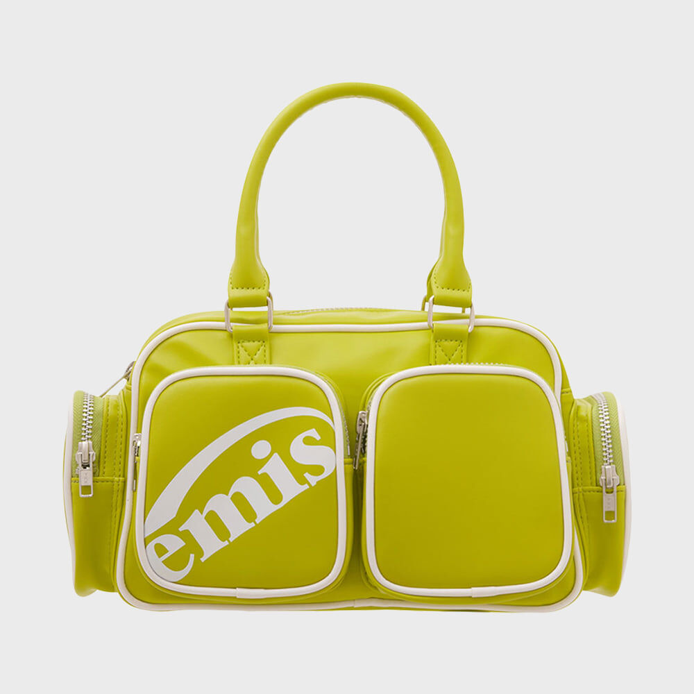 【emis】韓国人気★ CROPPED LOGO MULTI-POCKET BAG emis】韓国人気☆ CROPPED LOGO MULTI-POCKET BAG
