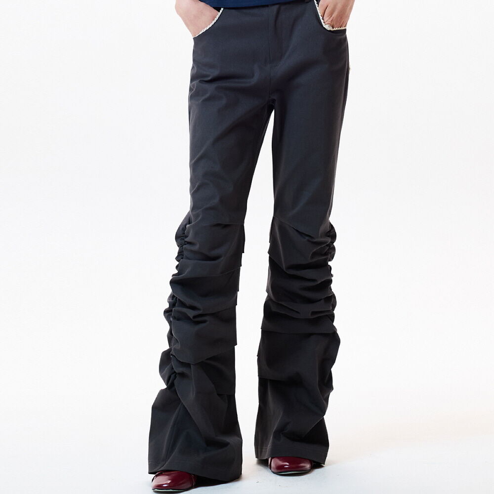 ☆LUVISTRUE☆IM PATTERN FRILL PANTS(GRAY)☆正規品/直送料込