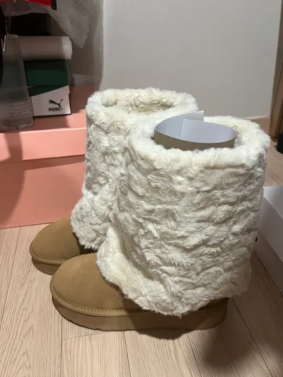 NU WEEK SUEDE FUR BOOTS brown - 감도 깊은 취향 셀렉트샵 29CM