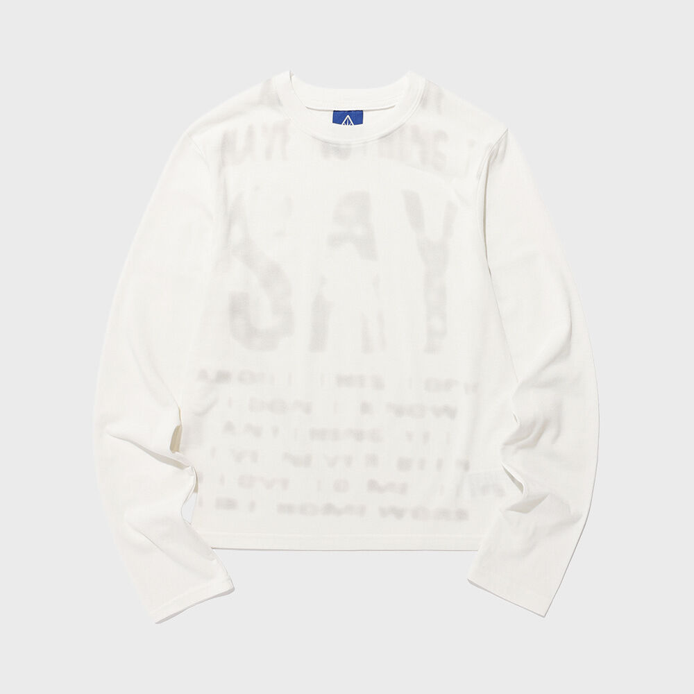 ★LMC★ WM LMC ATELIER SHEER LONGSLEEVE white 0LM24SLS802WHT WM LMC ATELIER SHEER LONGSLEEVE white - 감도 깊은 취향