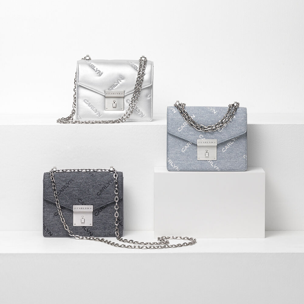 ★CARLYN★ Logo Mode H74107010_3colors S] CARLYN SILVER LOGO MODE, H74107010-SILVER, FINAL SALES