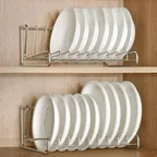 L자형 그릇 거치대 L 2P세트 / 무디타 304 스텐 접시 정리대