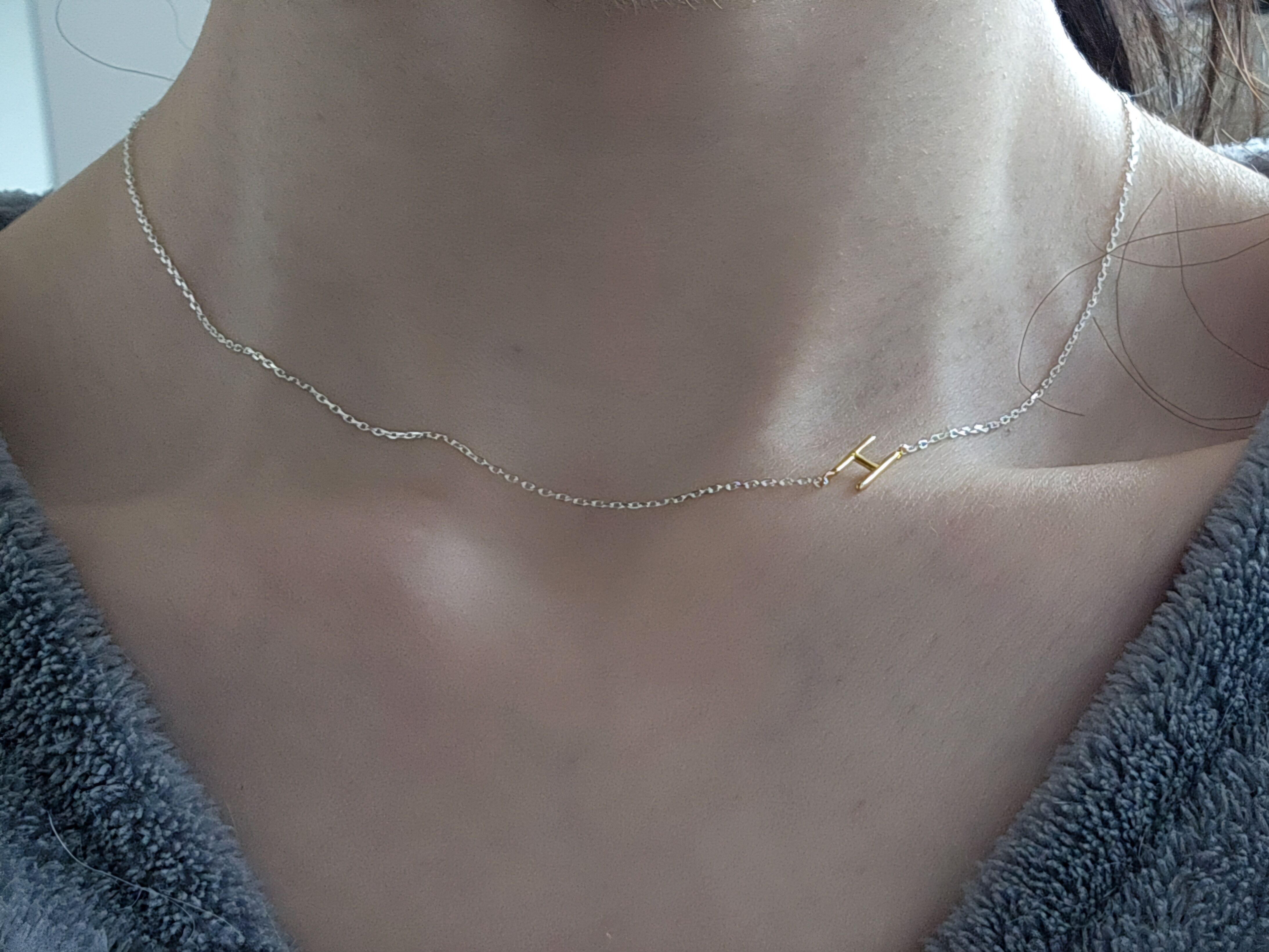 韓国発★韓国アイドル着用★Hei★hei initial combi necklace Hei] hei initial combi necklace ネックレス 韓国/Woozi着用