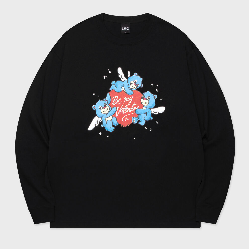 ★LMC★ HEART BEAR LONG SLV TEE black 0LM45SLS302BLK HEART BEAR LONG SLV TEE black - 감도 깊은 취향 셀렉트샵 29CM