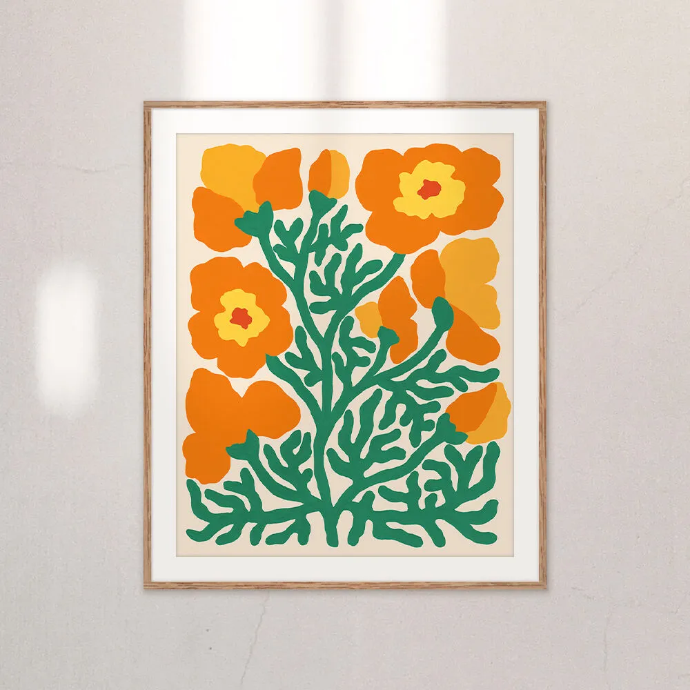[액자] California Poppies / 리브 리(Liv Lee) - 감도 깊은 취향 셀렉트샵 29CM