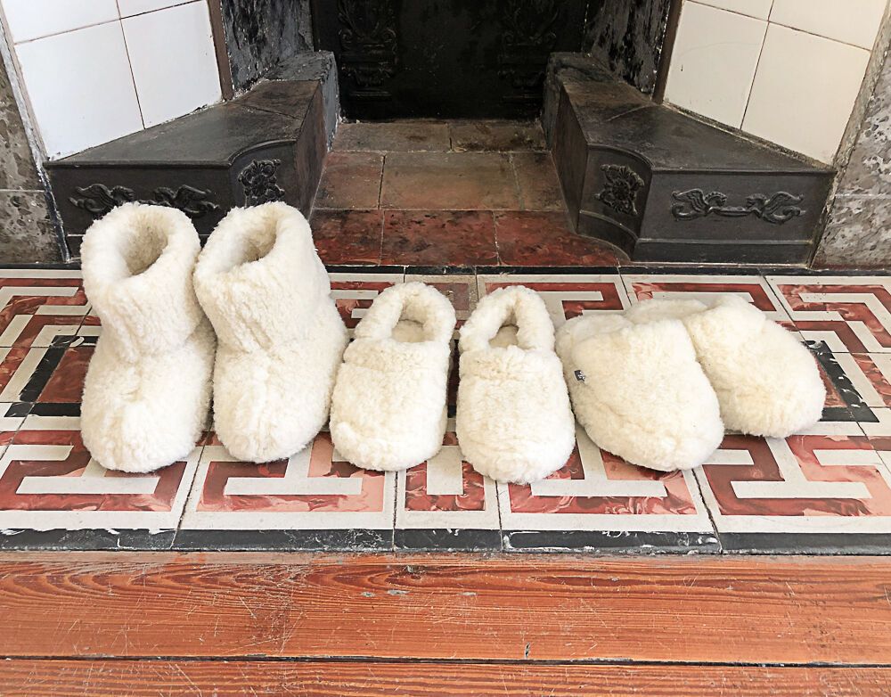 100% Merino Wool French House - Boots, Shoes, Slipper