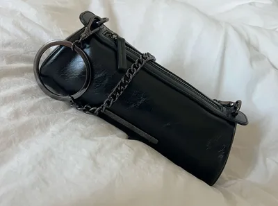 【TREEMINGBIRD】韓国人気★O ring Chain Barrel Mini Bag TREEMINGBIRD】韓国人気☆O ring Chain Barrel Mini Bag