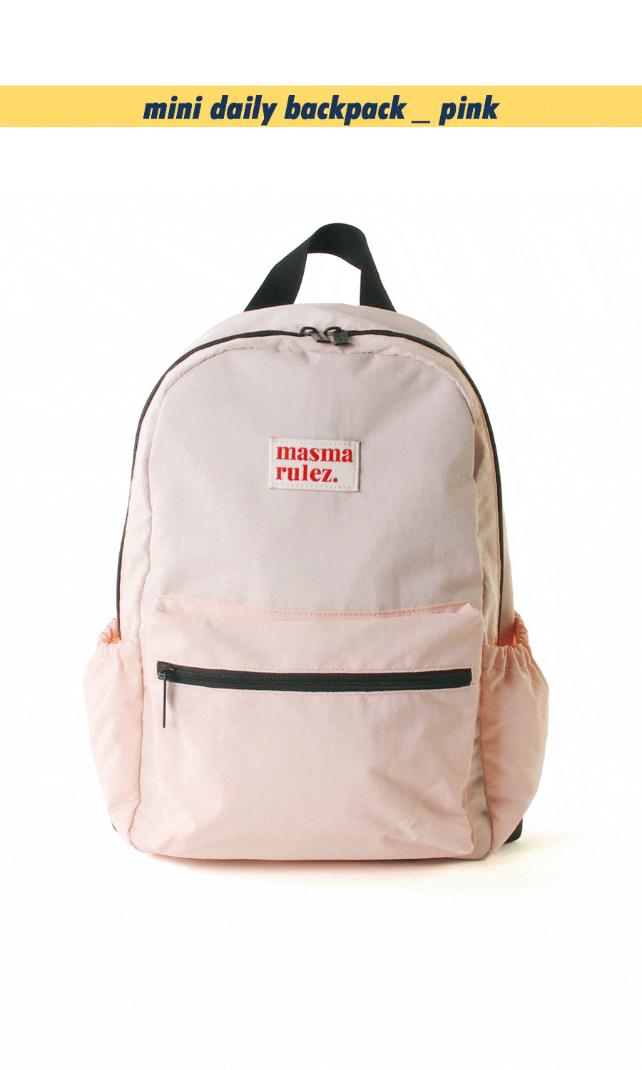 ★masmarulez★ mini ver. Daily backpack_Pink mini ver. Daily backpack_Pink - 감도 깊은 취향 셀렉트샵 29CM