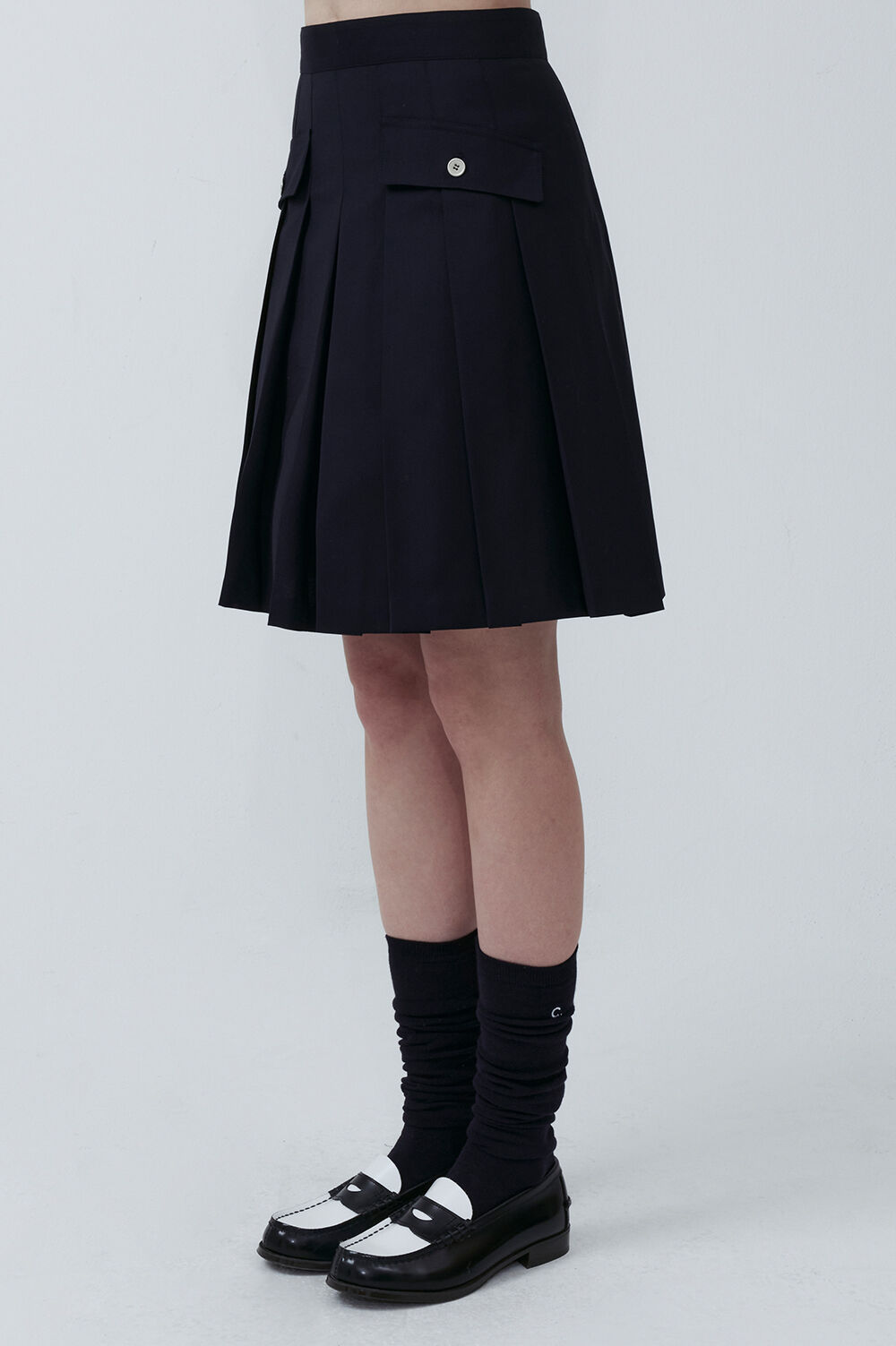 [Clove]★Basic Pleated Skirt MUSINSA | CLOVE [23SS clove] Basic Pleated Skirt (Coral)