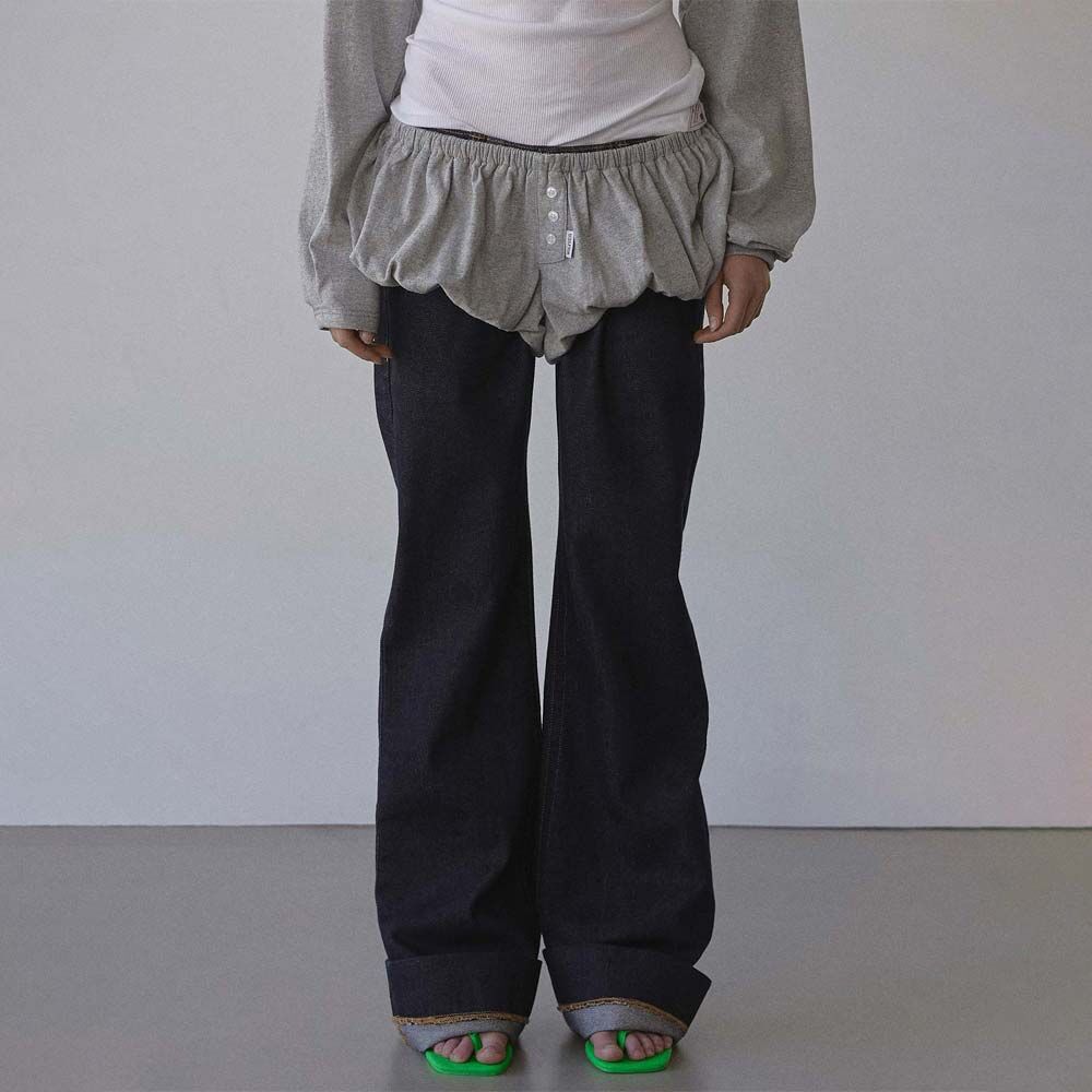 【SCULPTOR】Good Girl Bloomers Melange Gray Good Girl Bloomers Melange Gray - 감도 깊은 취향 셀렉트샵 29CM