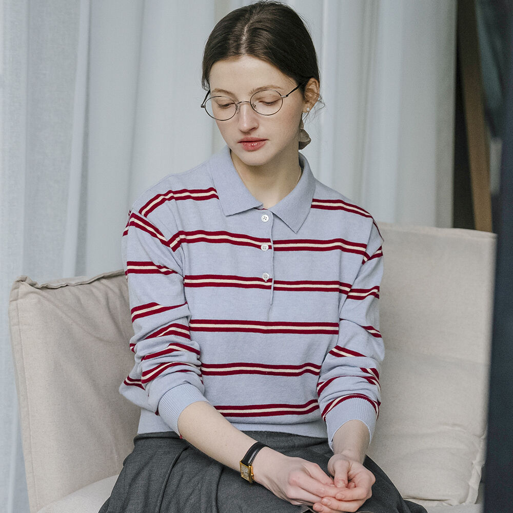 ★MAINBOOTH★Billy's Block Sweater(CARROT)★正規品/直送料込 Cotton and Recycled Cashmere Crew Neck Box-Top | EILEEN FISHER