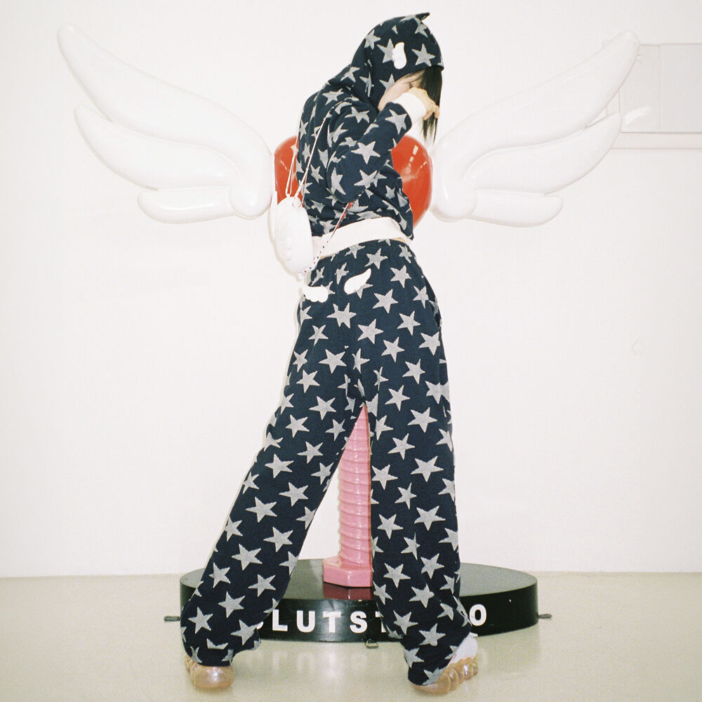 早期完売★CLUT STUDIO★Angel of Star Wing Track Pants★人気 早期完売☆CLUT STUDIO☆Angel of Star Wing Track Pants☆人気