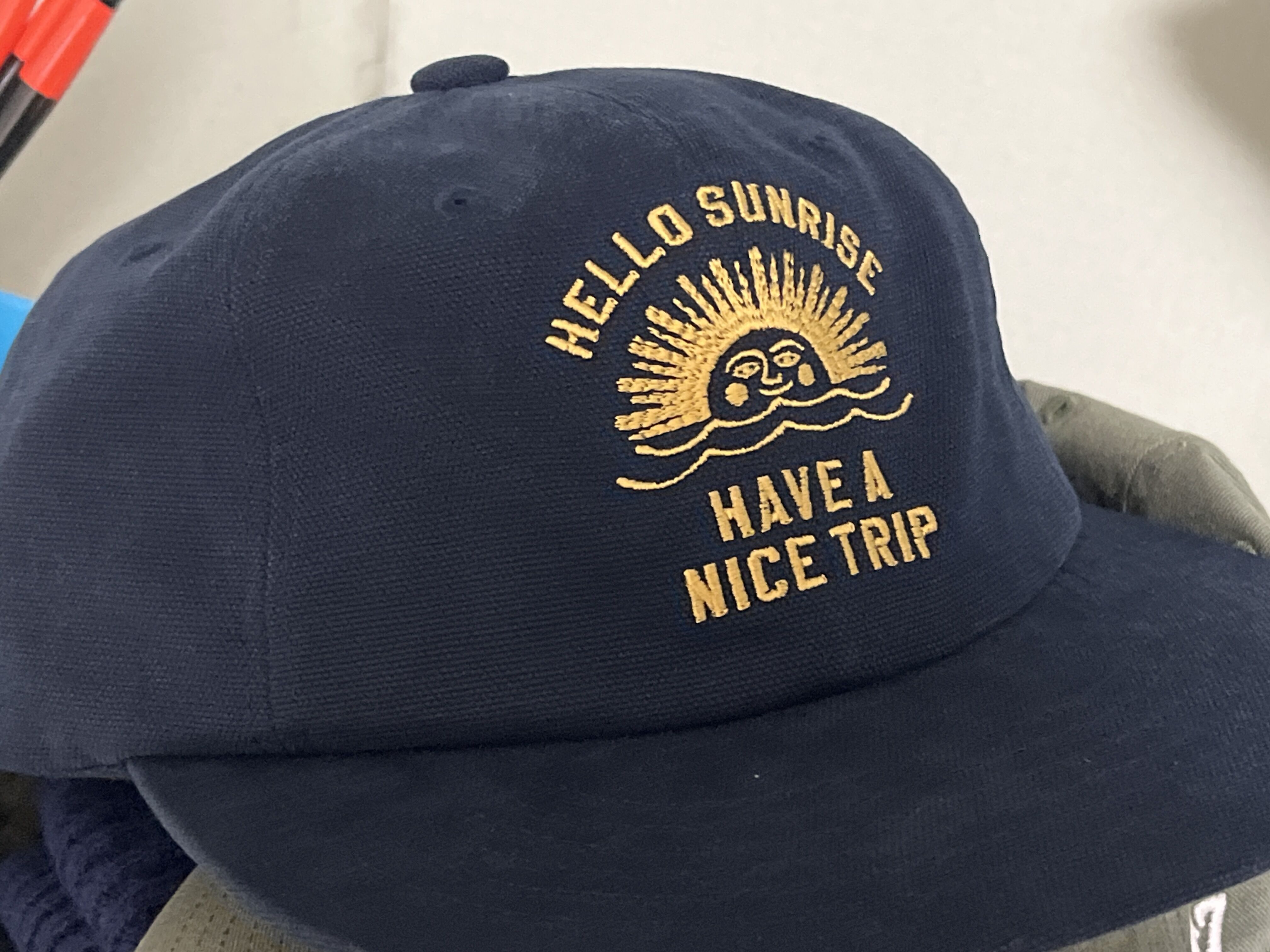HS VTG Arch Logo Relaxed Fit Cap_Navy - 감도 깊은 취향