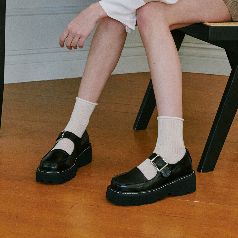 フラットシューズ ^fri fla^ ljh7078 platform flower loafers black 5009812586 ljh7078 platform flower loafers _ black - 감도 깊은 취향